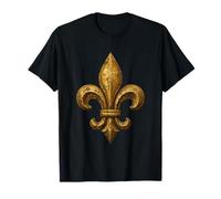 Œuvre d'art Vintage Fleur de Lis héraldique T-Shirt