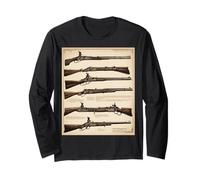 Œuvre d'art vintage Old Cowboy Rifle Manche Longue