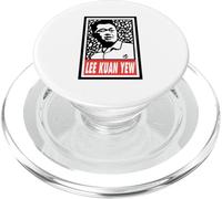 Œuvre vectorielle Lee Kuan Yew PopSockets PopGrip pour MagSafe