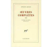 Antonin Artaud – Œuvres complètes – Tome 17 – Gallimard