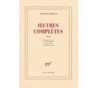 Antonin Artaud – Œuvres complètes, Tome XXVI : Histoire vécue d'Artaud-Mômo. Tête à tête – Gallimard