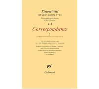 Œuvres complètes Correspondance 1 - Simone Weil - Gallimard - broché - Essai
