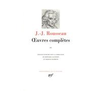 Jean-Jacques Rousseau – Oeuvres complètes, tome 4 – Relié