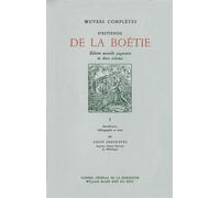 Œuvres Complètes - Étienne de La Boétie - William Blake - broché - Livre