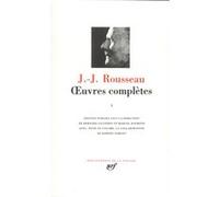 Jean-Jacques Rousseau – Œuvres complètes, tome 1 – Les Confessions – Gallimard, relié