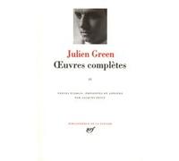 Julien Green – Œuvres complètes, tome 2 – Gallimard