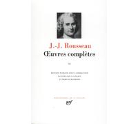 Œuvres complètes La Nouvelle Héloïse - Théâtre - Poésies - Essais littéraires - Jean-Jacques Rousseau - Gallimard - relié - Essai
