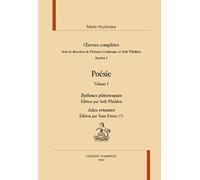 Oeuvres Complètes - Section 1, Poésie Volume 1, Rythmes Pittoresques - Joies Errantes