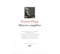 Francis Ponge – Œuvres complètes – Tome 1 – Gallimard – Relié