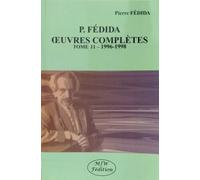 Œuvres complètes: Tome 11 (1996-1998)