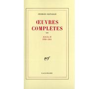 Œuvres complètes Tome 12 Articles 1950-1961 - Georges Bataille - Gallimard - broché - Essai