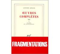 Antonin Artaud – Œuvres complètes, tome 14, vol. 1 : Suppôts et Supplications – Broché