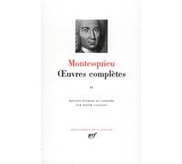 Œuvres complètes Tome 2 De l'esprit des lois - Charles-Louis de Secondat Montesquieu - Gallimard - relié - Essai