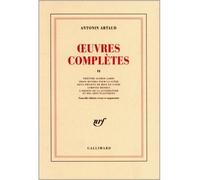 Œuvres complètes Tome 2 Théâtre Alfred Jarry, Une pantomine et Un argument pour la scène - Antonin Artaud - Gallimard - broché - Essai