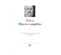 Œuvres complètes Tome 2 Théétète Parménide Le Sophiste Le Politique Timée Critias Philèbe Les Lois - Platon - Gallimard - relié - Essai