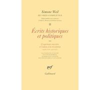 Œuvres complètes (Tome 2 Volume 2)-Écrits historiques et politiques)