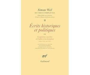 Œuvres complètes (Tome 2 Volume 2)-Écrits historiques et politiques)