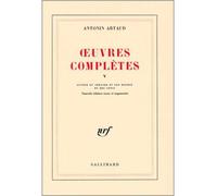 Œuvres complètes Tome 5 Autour du Théâtre et de son double et des Cenci - Antonin Artaud - Gallimard - broché - Essai