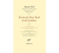 Œuvres complètes (Tome 5 Volume 2)-Écrits de New York et de Londres (1943))