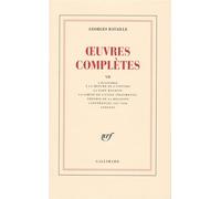 Œuvres complètes "Tome 7 Somme athéologique 2ème partie sur Nietzsche Memorandum! A" - Georges Bataille - Gallimard - broché - Essai