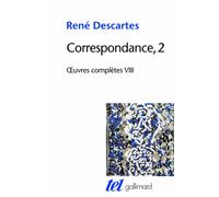Œuvres complètes, VIII : Correspondance, 2