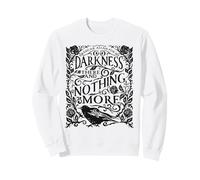 Œuvres d'art de Raven Gothique Sombre, littérature Vintage Sweatshirt