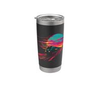 Œuvres d'art ferroviaires Passionné de chemins de fer Gobelet isotherme en acier inoxydable double paroi