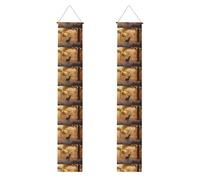 Œuvres d'art représentant un wapiti, Décorations pour fête de remise de diplômes - Bannière de bienvenue à suspendre au porche, pour l'intérieur et l'extérieur