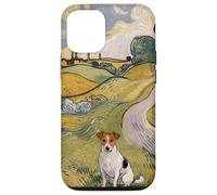 Œuvres d'art vintage Jack Russel Terrier Coque pour iPhone 12/12 Pro