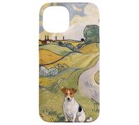 Œuvres d'art vintage Jack Russel Terrier Coque pour iPhone 15