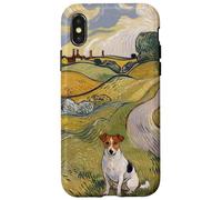 Œuvres d'art vintage Jack Russel Terrier Coque pour iPhone X/XS