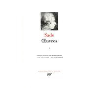 Œuvres - Donatien Alphonse François de Sade (Marquis) - Gallimard - relié - Roman