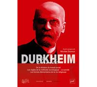 Œuvres - Emile Durkheim - Puf - broché - Etude