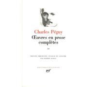 Péguy – Oeuvres en prose complètes – Tome 2 – Gallimard