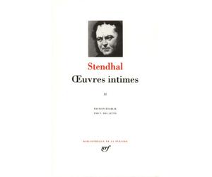 Œuvres intimes Souvenirs d'égotisme - Stendhal - Gallimard - relié - Essai