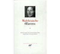Œuvres Nicolas de Malebranche (Auteur), Geneviève Rodis-Lewis (Edité par)