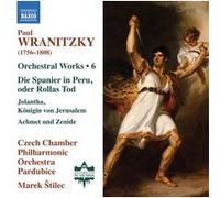 Paul Wranitzky Paul Wranitzky: Orchestral Works: Die Spanier in Peru, Oder (CD)