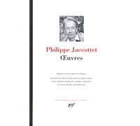 Philippe Jaccottet – Œuvres – Anthologie – Relié – Gallimard