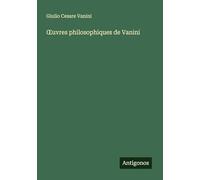 ¿uvres philosophiques de Vanini