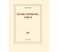 Œuvres posthumes, tome II - Jean Ristat - Gallimard - broché - Poésie