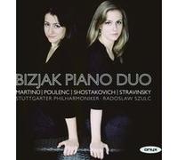 Œuvres pour duo de piano de Martinu, Poulenc , Chostakovitch & Stravinsky
