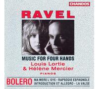 NAXOS – Œuvres pour piano à quatre mains : Boléro, Ma Mère l'Oye, Rhap. Espagnole, Valse