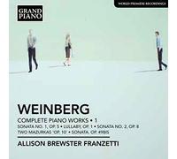 Weinberg – Œuvres pour piano (Intégrale) Vol.1 – NAXOS – Import