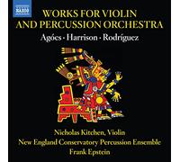 Agocs / Kitchen / New England Conservatory - Works For Violin & Percussion Orch [Compact Discs]