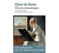 Œuvres romanesques Agrégation 2026 - Édition prescrite - Claire de Duras - Gallimard - Poche - Roman