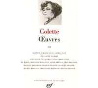 Œuvres Sidonie-Gabrielle Colette (Auteur), Claude Pichois (Editeur du volume), Alain Brunet (Editeur du volume)
