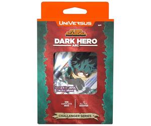 UVS Gamse UniVersus: My Hero Academia: Dark Hero Arc Challenger Series - Deck Building Card Game, Double-Sided Deku Character Card, 6 Foil Or Alt Art Cards