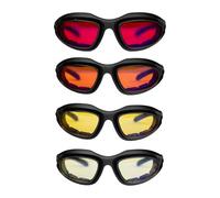 UVtech SLEEP-Ultimate Lunettes à filtre à lumière bleue avec verres interchangeables 4 en 1, filtre à lumière bleue et filtre à lumière verte, unisexe