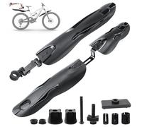 UVVRUR Garde-boue universel pour vélo VTT VTT Garde-boue portable réglable pour vélo de 24 à 29" Garde-boue
