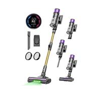 Ultenic UW20, Aspirateur Balai sans Fil Hyper-Puissant 60KPA,600W, Technologie GreenEye™, Autonomie de 60 mins, 1.5L, Tube Pliable, Brosse Anti-Emmêlement, Multifonction, Doré Doré et violet